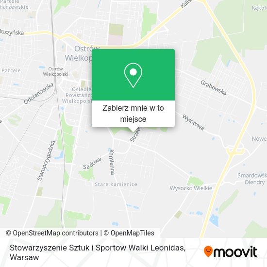 Mapa Stowarzyszenie Sztuk i Sportow Walki Leonidas