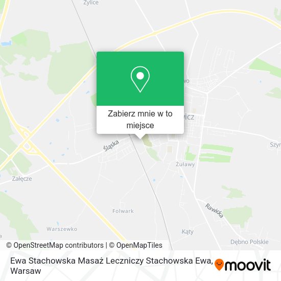 Mapa Ewa Stachowska Masaż Leczniczy Stachowska Ewa