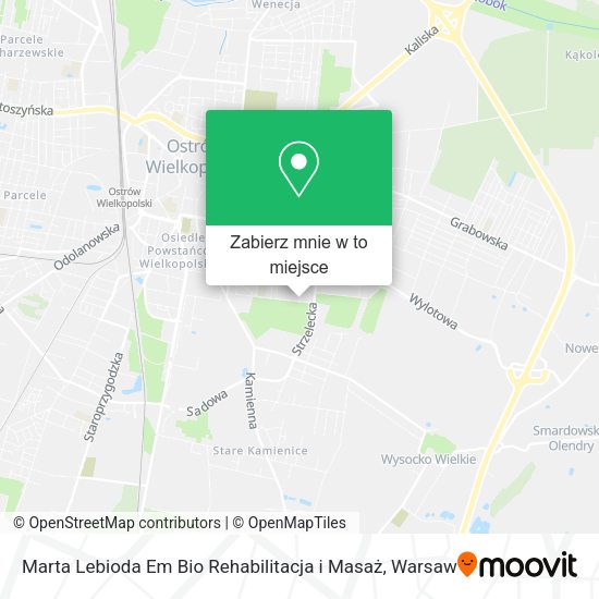 Mapa Marta Lebioda Em Bio Rehabilitacja i Masaż