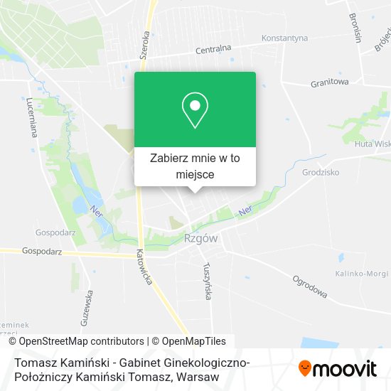 Mapa Tomasz Kamiński - Gabinet Ginekologiczno-Położniczy Kamiński Tomasz