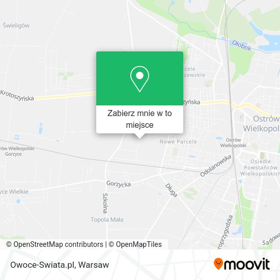 Mapa Owoce-Swiata.pl