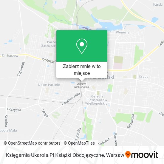 Mapa Księgarnia Ukarola.Pl Książki Obcojęzyczne