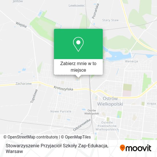 Mapa Stowarzyszenie Przyjaciół Szkoły Zap-Edukacja