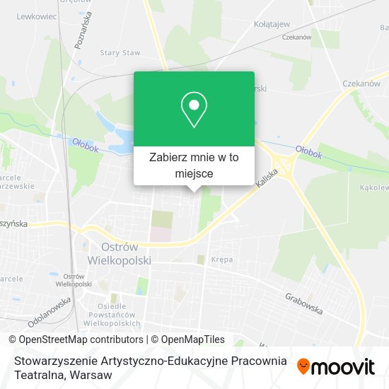 Mapa Stowarzyszenie Artystyczno-Edukacyjne Pracownia Teatralna