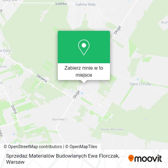 Mapa Sprzedaz Materialów Budowlanych Ewa Florczak