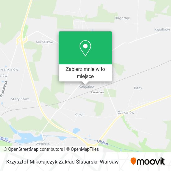 Mapa Krzysztof Mikołajczyk Zakład Ślusarski