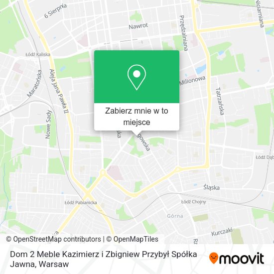 Mapa Dom 2 Meble Kazimierz i Zbigniew Przybył Spółka Jawna