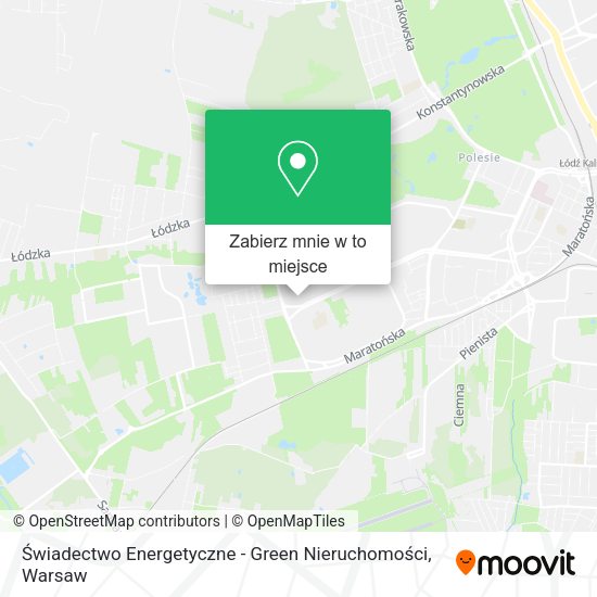 Mapa Świadectwo Energetyczne - Green Nieruchomości