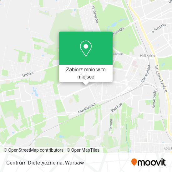 Mapa Centrum Dietetyczne na