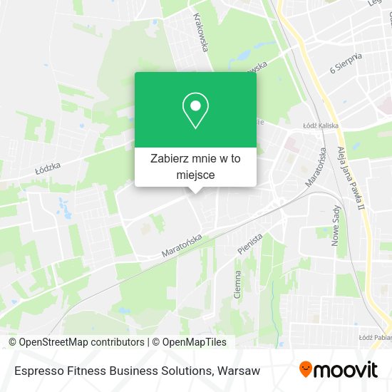 Mapa Espresso Fitness Business Solutions