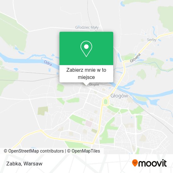 Mapa Zabka