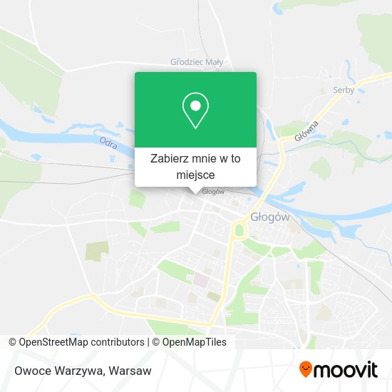 Mapa Owoce Warzywa