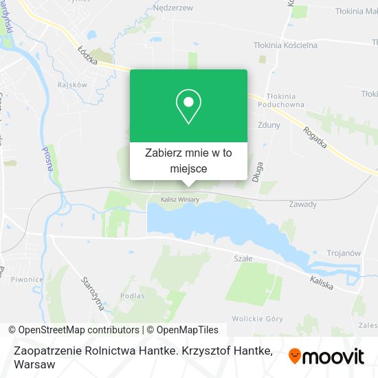 Mapa Zaopatrzenie Rolnictwa Hantke. Krzysztof Hantke