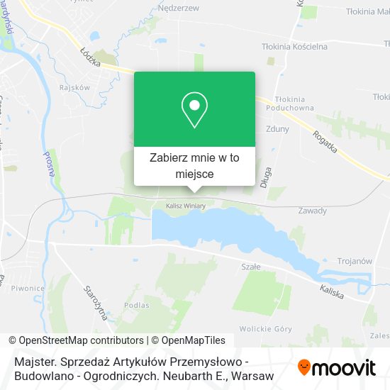 Mapa Majster. Sprzedaż Artykułów Przemysłowo - Budowlano - Ogrodniczych. Neubarth E.