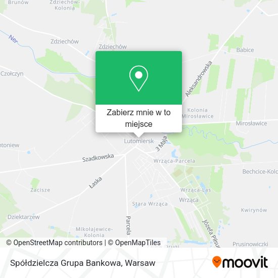 Mapa Spółdzielcza Grupa Bankowa