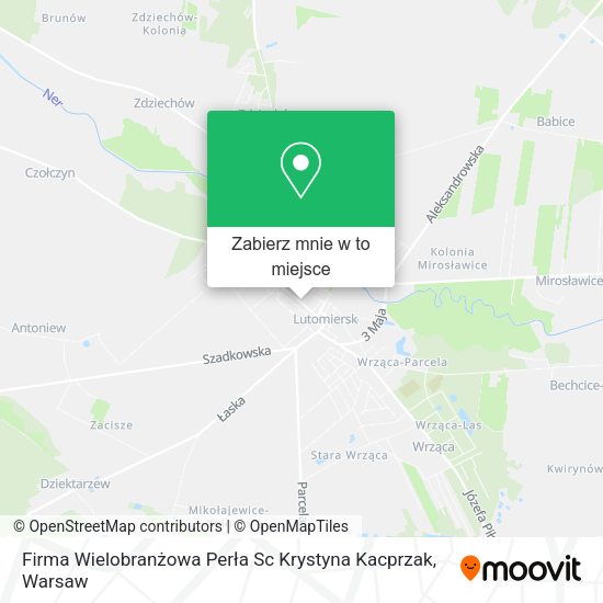 Mapa Firma Wielobranżowa Perła Sc Krystyna Kacprzak