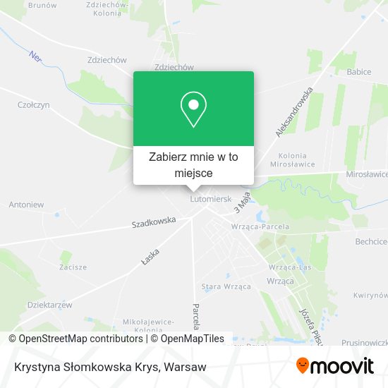 Mapa Krystyna Słomkowska Krys