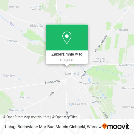 Mapa Usługi Budowlane Mar-Bud Marcin Cichocki