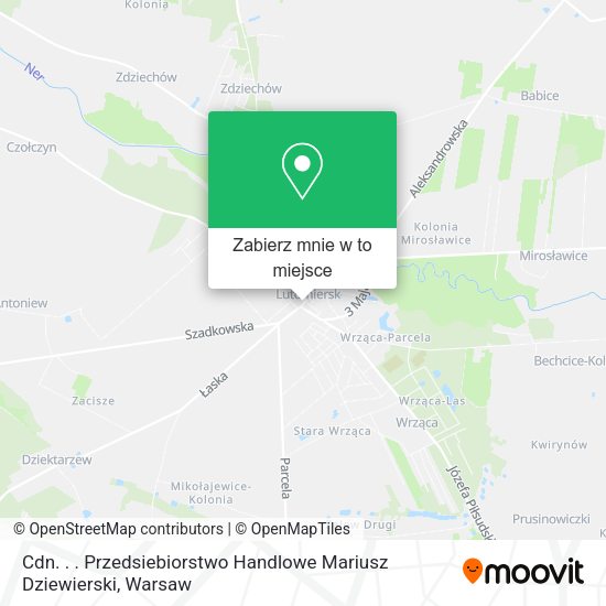 Mapa Cdn. . . Przedsiebiorstwo Handlowe Mariusz Dziewierski