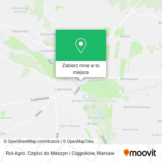 Mapa Rol-Agro. Części do Maszyn i Ciągników