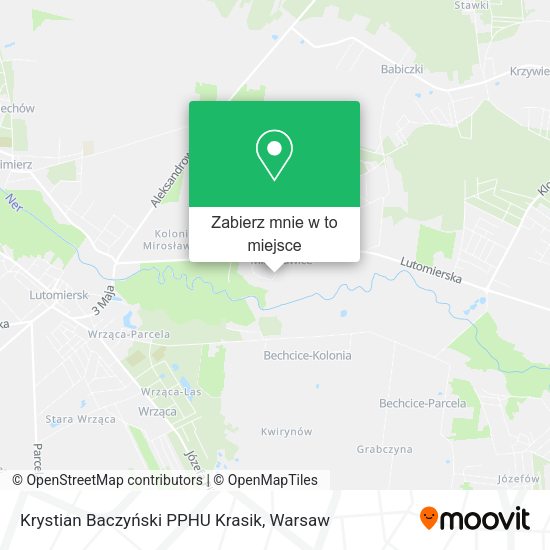 Mapa Krystian Baczyński PPHU Krasik