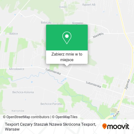 Mapa Texport Cezary Staszak Nzawa Skrócona Texport