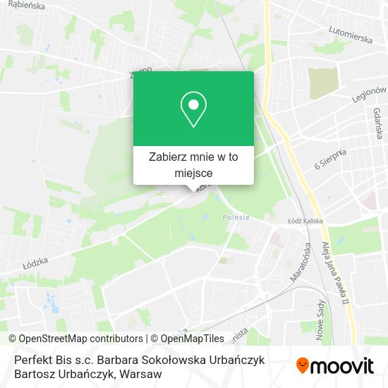 Mapa Perfekt Bis s.c. Barbara Sokołowska Urbańczyk Bartosz Urbańczyk