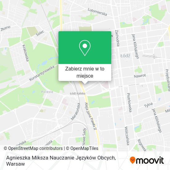 Mapa Agnieszka Miksza Nauczanie Języków Obcych