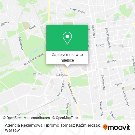 Mapa Agencja Reklamowa Tipromo Tomasz Kaźmierczak