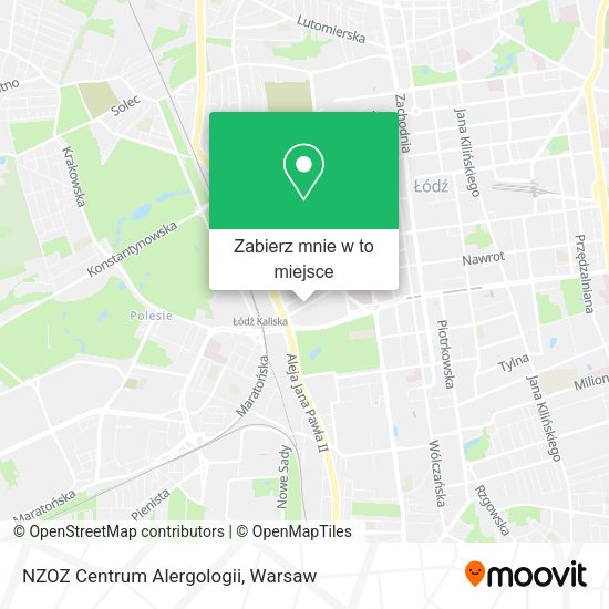 Mapa NZOZ Centrum Alergologii