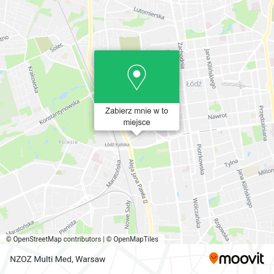 Mapa NZOZ Multi Med