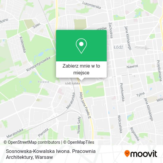 Mapa Sosnowska-Kowalska Iwona. Pracownia Architektury