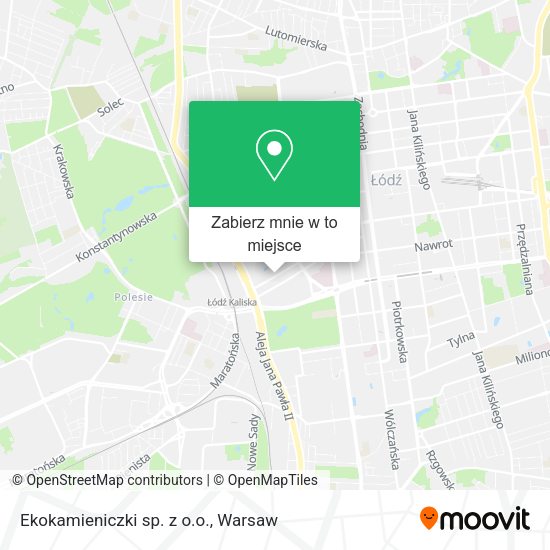 Mapa Ekokamieniczki sp. z o.o.