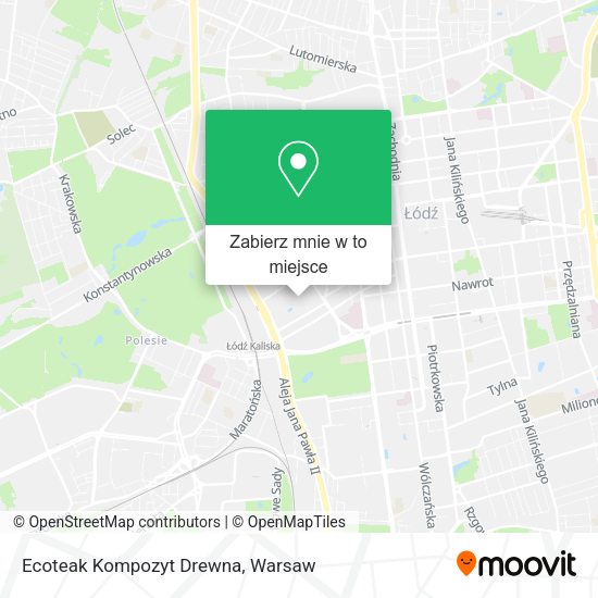 Mapa Ecoteak Kompozyt Drewna