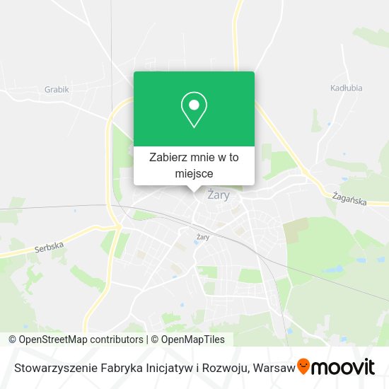 Mapa Stowarzyszenie Fabryka Inicjatyw i Rozwoju