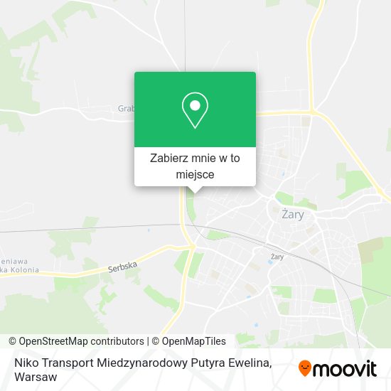 Mapa Niko Transport Miedzynarodowy Putyra Ewelina