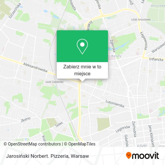 Mapa Jarosiński Norbert. Pizzeria