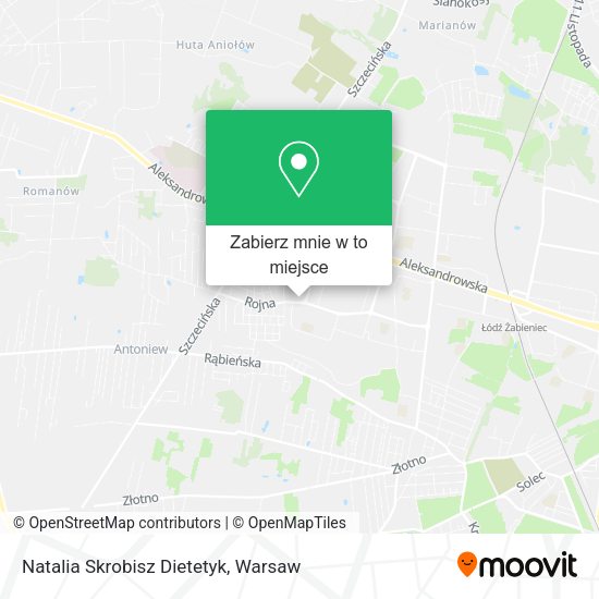 Mapa Natalia Skrobisz Dietetyk