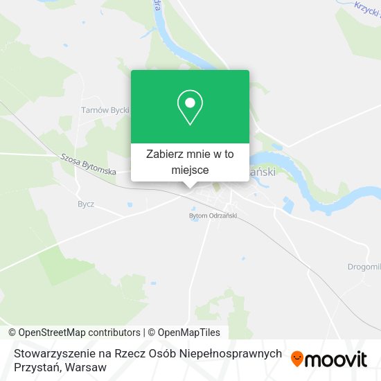 Mapa Stowarzyszenie na Rzecz Osób Niepełnosprawnych Przystań