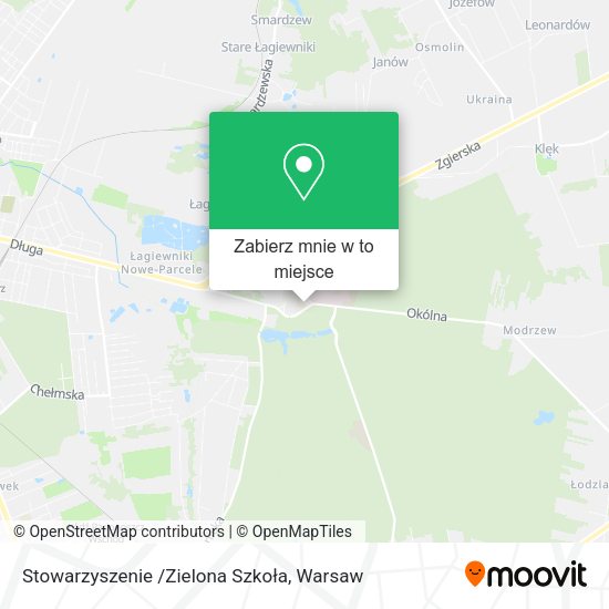 Mapa Stowarzyszenie /Zielona Szkoła