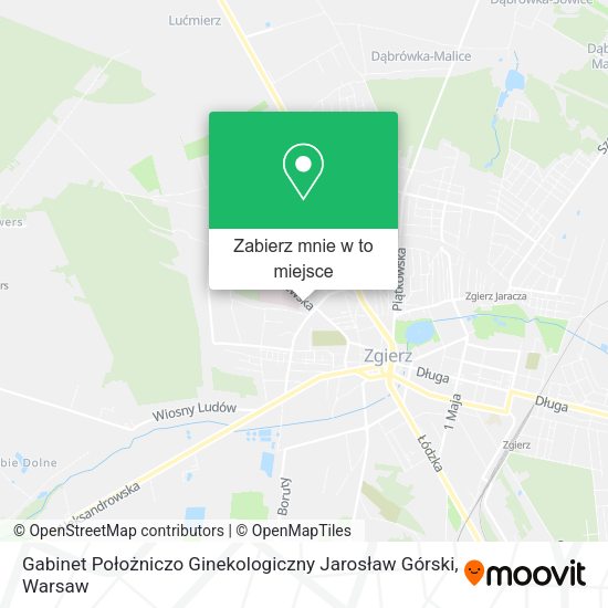 Mapa Gabinet Położniczo Ginekologiczny Jarosław Górski