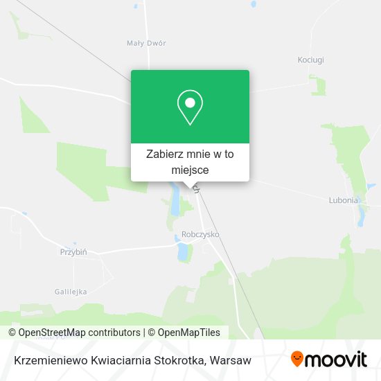 Mapa Krzemieniewo Kwiaciarnia Stokrotka