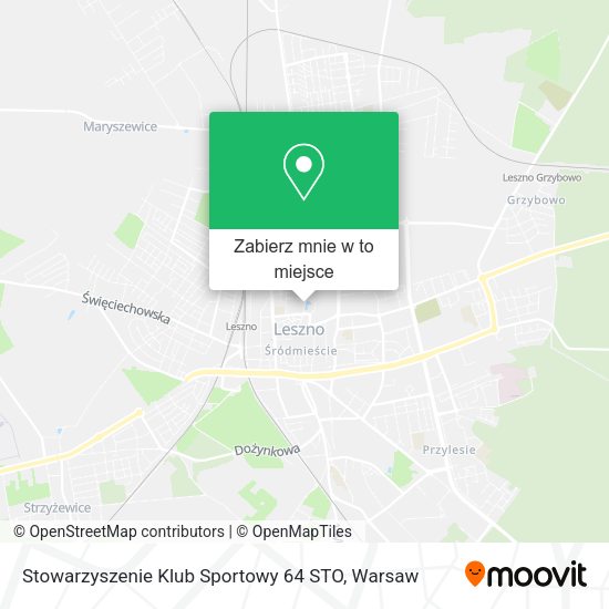 Mapa Stowarzyszenie Klub Sportowy 64 STO