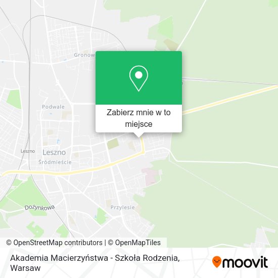 Mapa Akademia Macierzyństwa - Szkoła Rodzenia