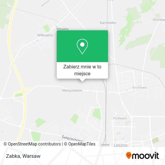 Mapa Zabka