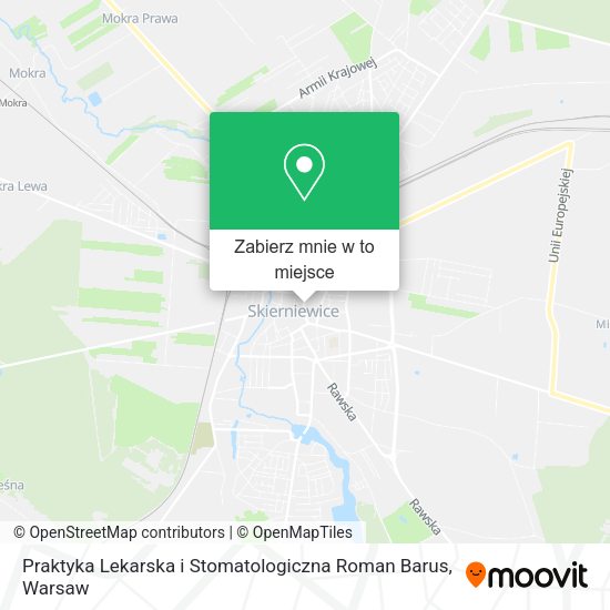 Mapa Praktyka Lekarska i Stomatologiczna Roman Barus