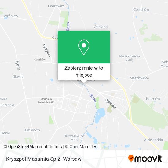 Mapa Kryszpol Masarnia Sp.Z