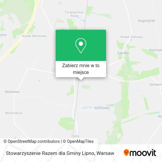 Mapa Stowarzyszenie Razem dla Gminy Lipno