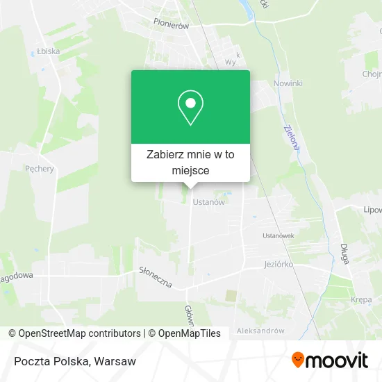 Mapa Poczta Polska