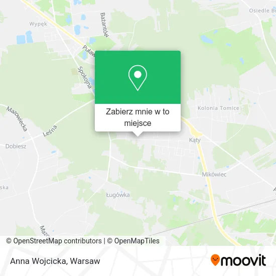 Mapa Anna Wojcicka